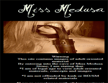 Tablet Screenshot of missmedusastone.com
